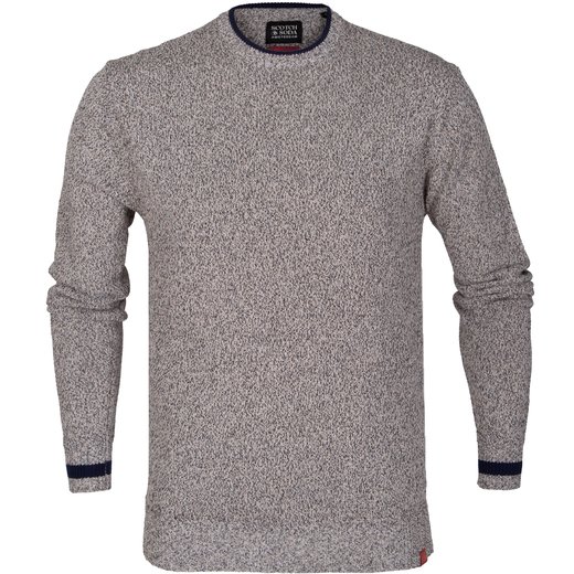 Regular Fit Melange Knit Pullover-new online-Fifth Avenue Menswear