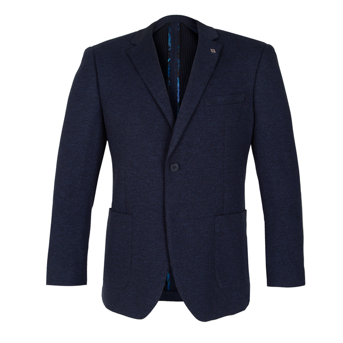Zeke Melange Stretch Knit Blazer