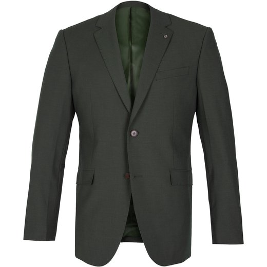 Olive Cyril Plain Stretch Dress Jacket-new online-Fifth Avenue Menswear