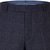 Caper Navy Tonal Check Wool Dress Trouser