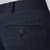 Caper Navy Tonal Check Wool Dress Trouser