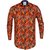 Musical Mess Print Stretch Cotton Shirt