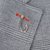 Light Grey Check Stretch Knit Blazer