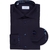 Contemporary Fit Luxury Cotton Twill Dress Shirt With Paisley Print Trim