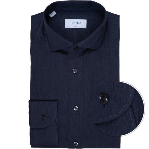 Slim Fit Herringbone Melange Dress Shirt-new online-Fifth Avenue Menswear