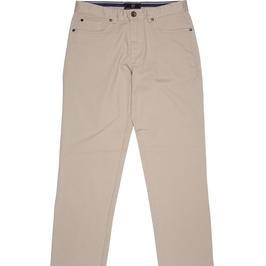 Pete Regular Fit 5 Pocket Stretch Cotton Twill-jeans-Fifth Avenue Menswear