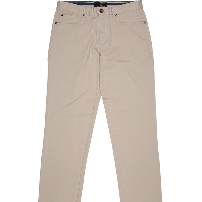 Pete Regular Fit 5 Pocket Stretch Cotton Twill