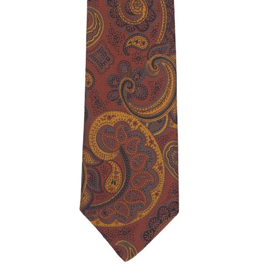 Tonal Luxe Paisley Tie-wedding-Fifth Avenue Menswear