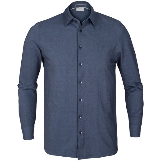 Stretch Jersey Knit Casual Shirt-new online-Fifth Avenue Menswear