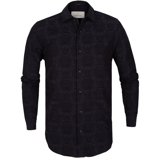Felix Jacquard Pattern Casual Shirt