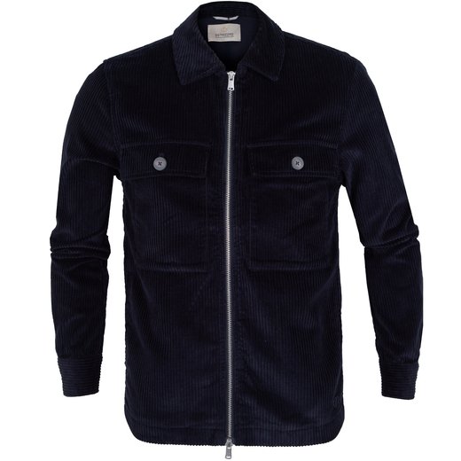 Vaso Cord Zip-up Overshirt Casual Jacket-new online-Fifth Avenue Menswear