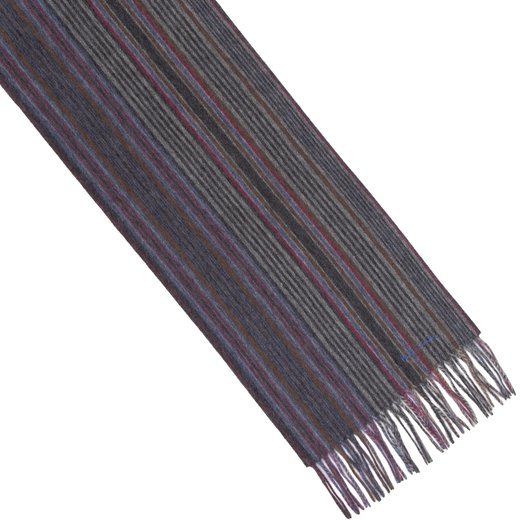 Trent Stripe Lambs Wool Scarf-new-Fifth Avenue Menswear