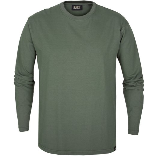 Relaxed Fit 3 Crosses Long Sleeve T-Shirt-new-Fifth Avenue Menswear