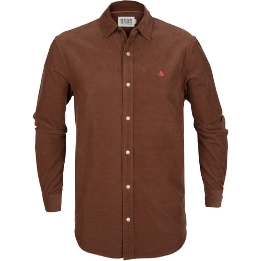 Regular Fit Cotton Corduroy Casual Shirt-new-Fifth Avenue Menswear