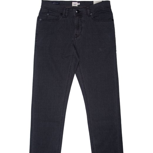 Martin Slim Fit Check Stretch Twill Jean-new-Fifth Avenue Menswear