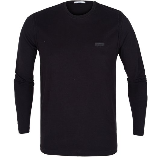 Slim Fit Logo Long Sleeve T-Shirt-new-Fifth Avenue Menswear