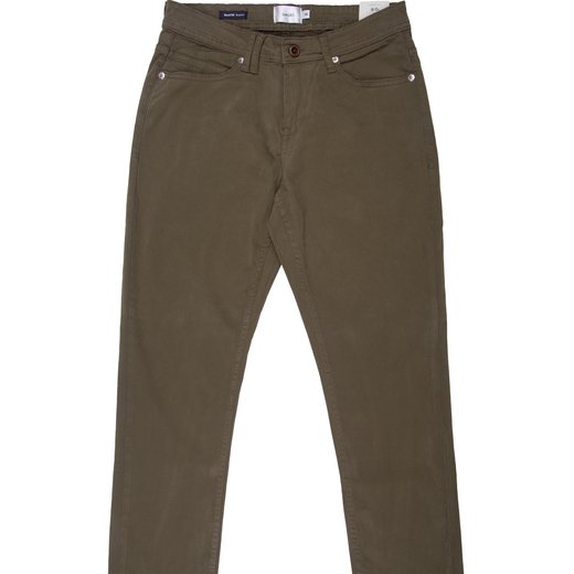 Martin Slim Fit Satin Stretch Cotton Jean-new-Fifth Avenue Menswear
