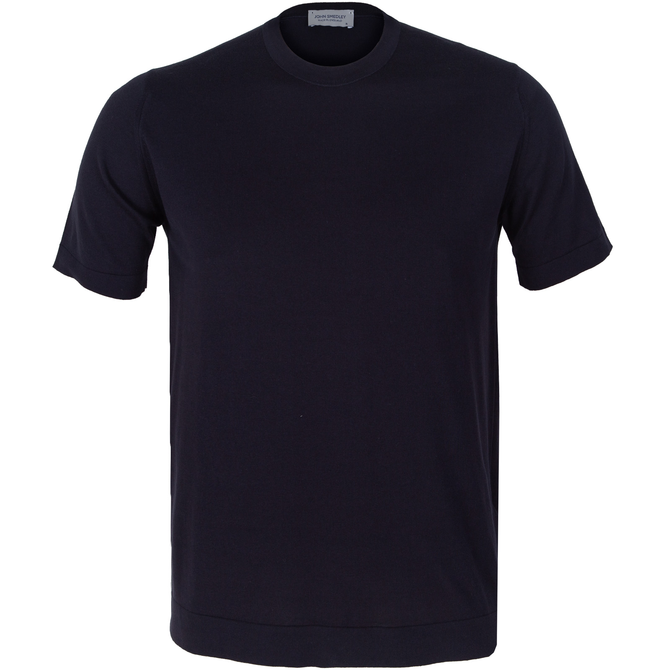 Lorca Fine Sea Island Cotton Short Sleeve Knit