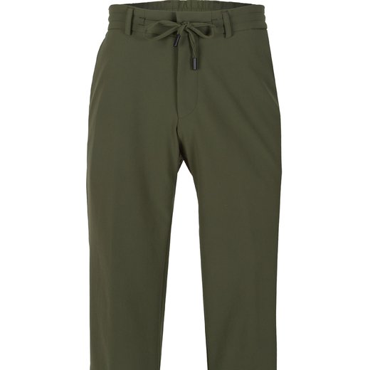 Pace Drawstring Stretch Jersey Knit Dress Trousers-new-Fifth Avenue Menswear
