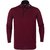 1/4 Zip Merino Turtle With Leather Trim