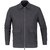 Zip-up Melange Harrington Jacket