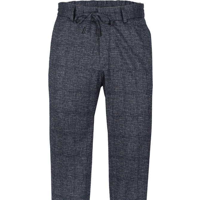Pace Drawstring Stretch Fleck Knit Dress Trousers