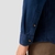 Contemporary Fit Satin Indigo Casual Shirt