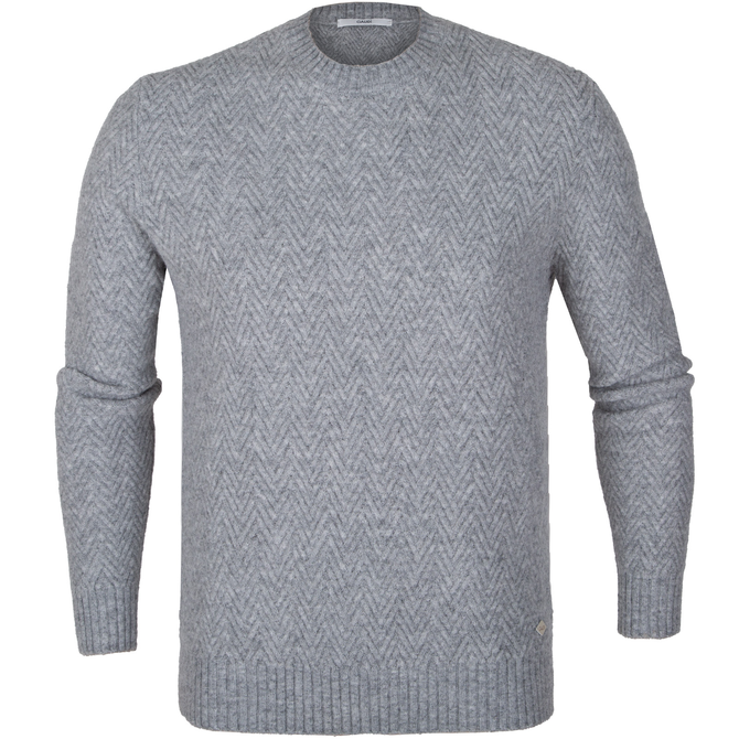 Herringbone Rib Knit Pullover