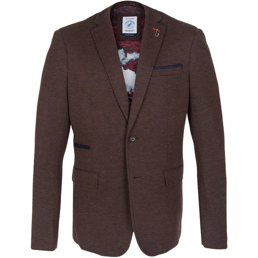 Stretch Pique Knit Blazer-new-Fifth Avenue Menswear