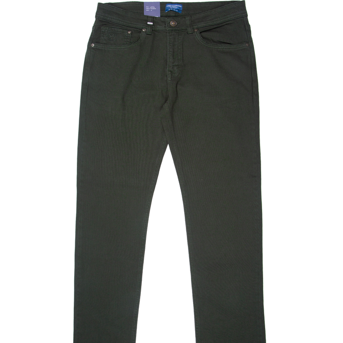Taper Fit Stretch Coloured Denim Jeans