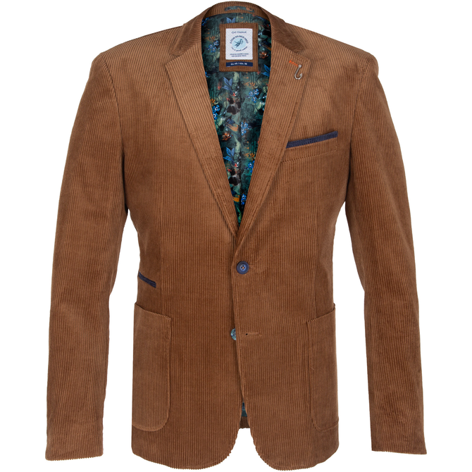 Stretch Rib Cord Blazer