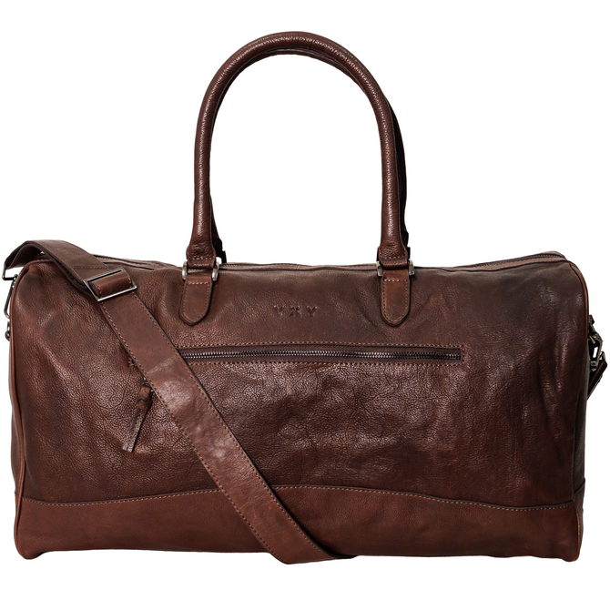 Matakana Leather Weekender Bag