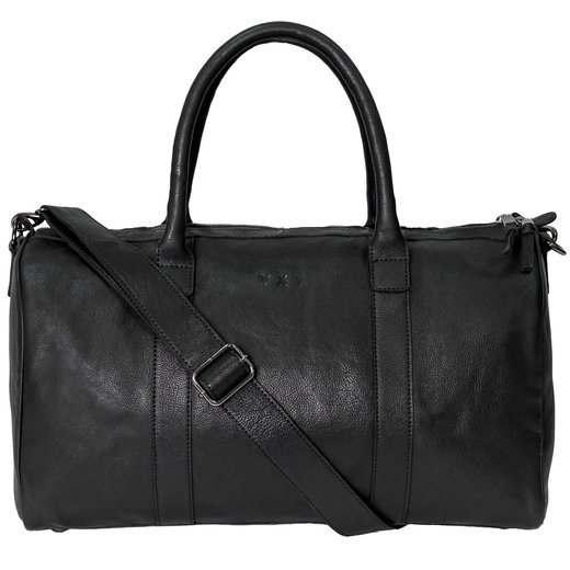 Orewa Leather Overnighter Bag-accessories-Fifth Avenue Menswear