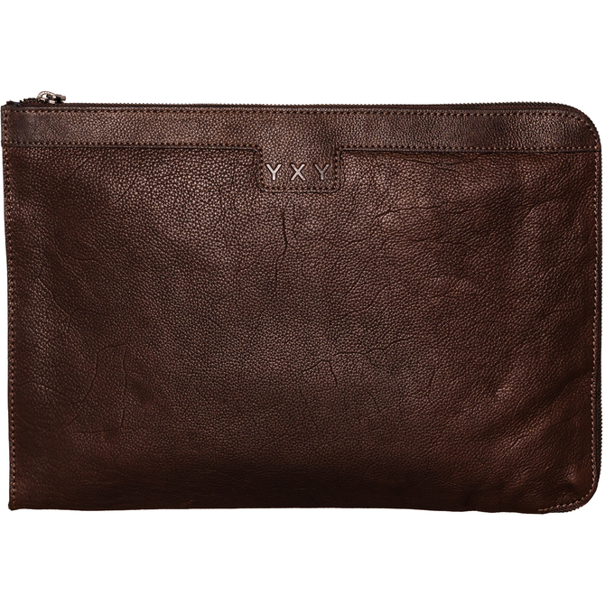 Thames Medium Leather Laptop Sleeve