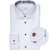Contemporary Fit Luxury Cotton Twill Dress Shirt With Paisley Print Trim
