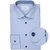 Contemporary Fit Luxury Cotton Twill Dress Shirt With Print Trim