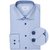 Slim Fit Luxury Cotton Twill Dress Shirt With Print Trim