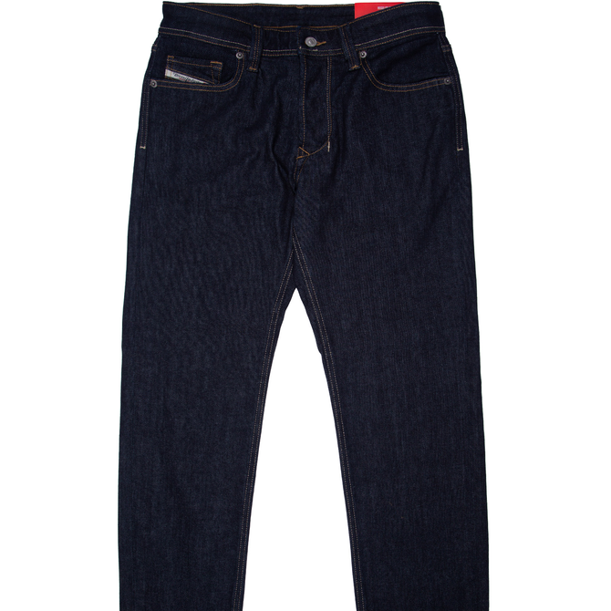 Larkee-Beex Regular Tapered Fit Clean Stretch Denim Jeans