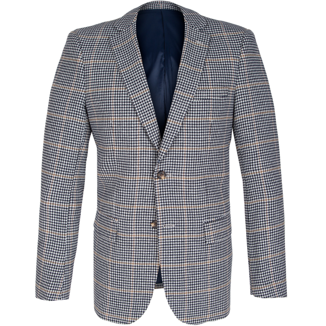 Johnson Houndstooth Check Blazer