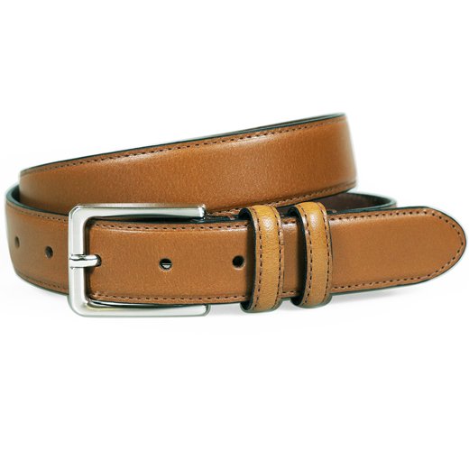 Duke Dress Leather Belt-accessories-Fifth Avenue Menswear