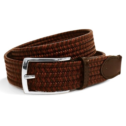 Sezane Stretch Braided Leather Belt-new-Fifth Avenue Menswear