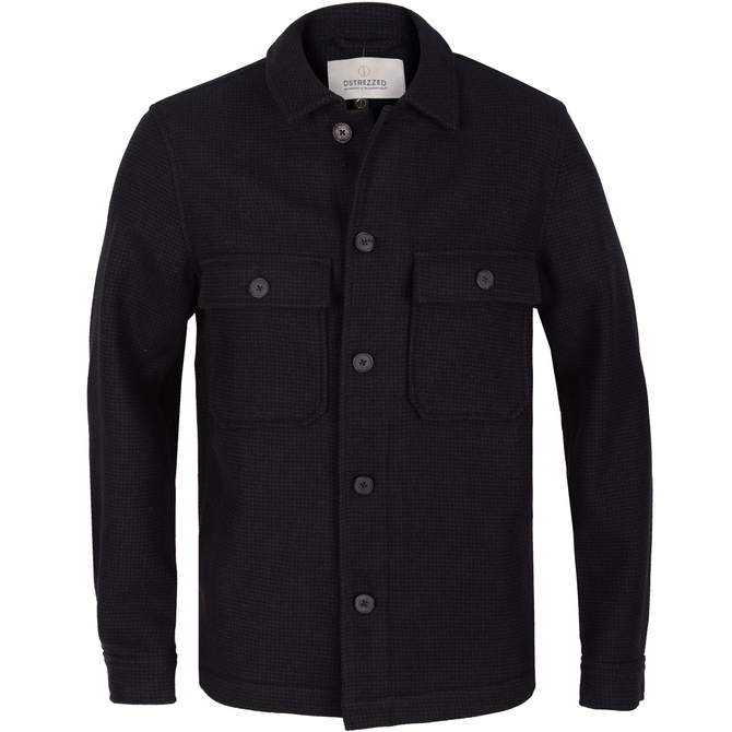 Tann Wool Blend Overshirt Casual Jacket