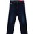 D-Vyl Slim Straight Fit Dark Aged Stretch Denim Jeans