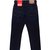 Larkee-Beex Regular Tapered Fit Dark Aged Stretch Denim Jeans