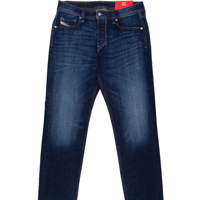 Larkee-Beex Regular Tapered Fit Mid Aged Stretch Denim Jeans