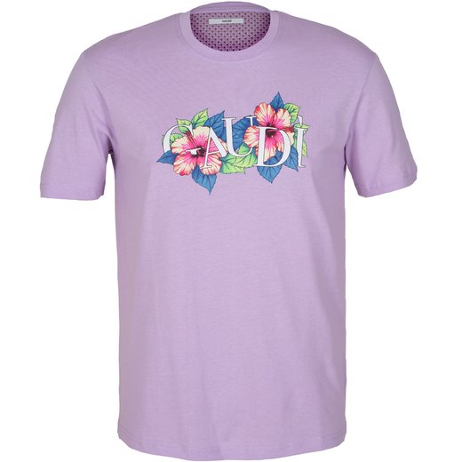 Flower Print T-Shirt-new-Fifth Avenue Menswear