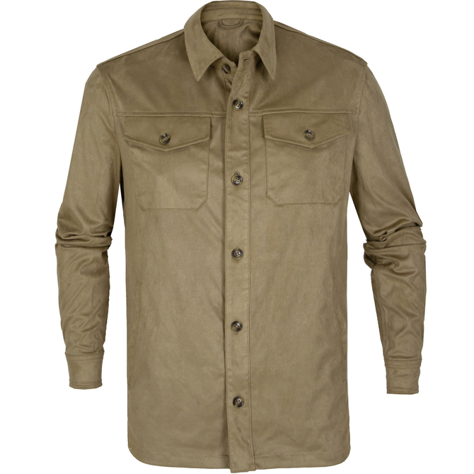 Eco-suede Shirt Jacket
