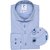 Luxury Houndstooth Cotton Dress Shirt With Print Trim