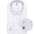 Organic Cotton Twill Dress Shirt With Pink Trim