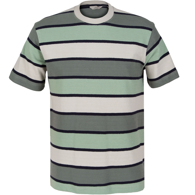 Lasse Loose Fit Wide Stripe T-Shirt
